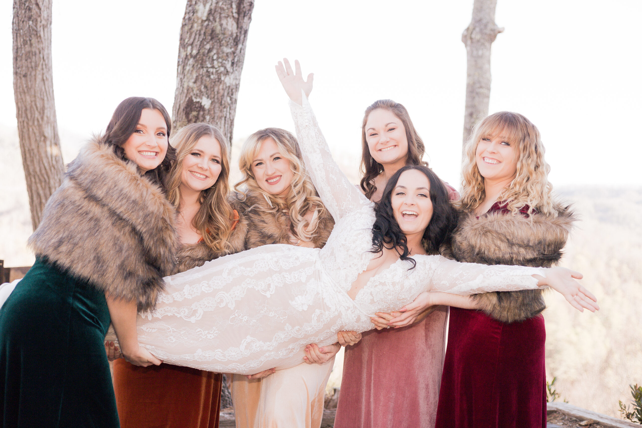 Elopement with Bridesmaids